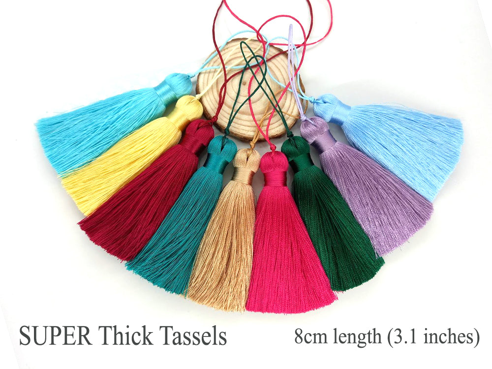 SUPER thick Mala tassels 8cm
