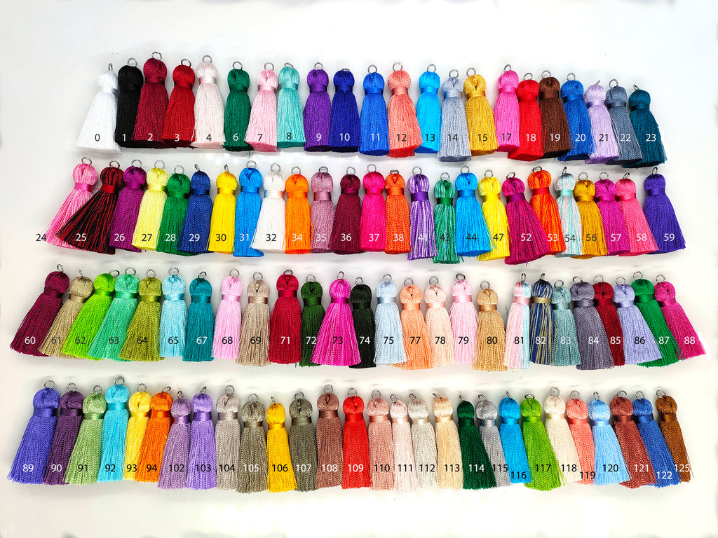 Silk tassels