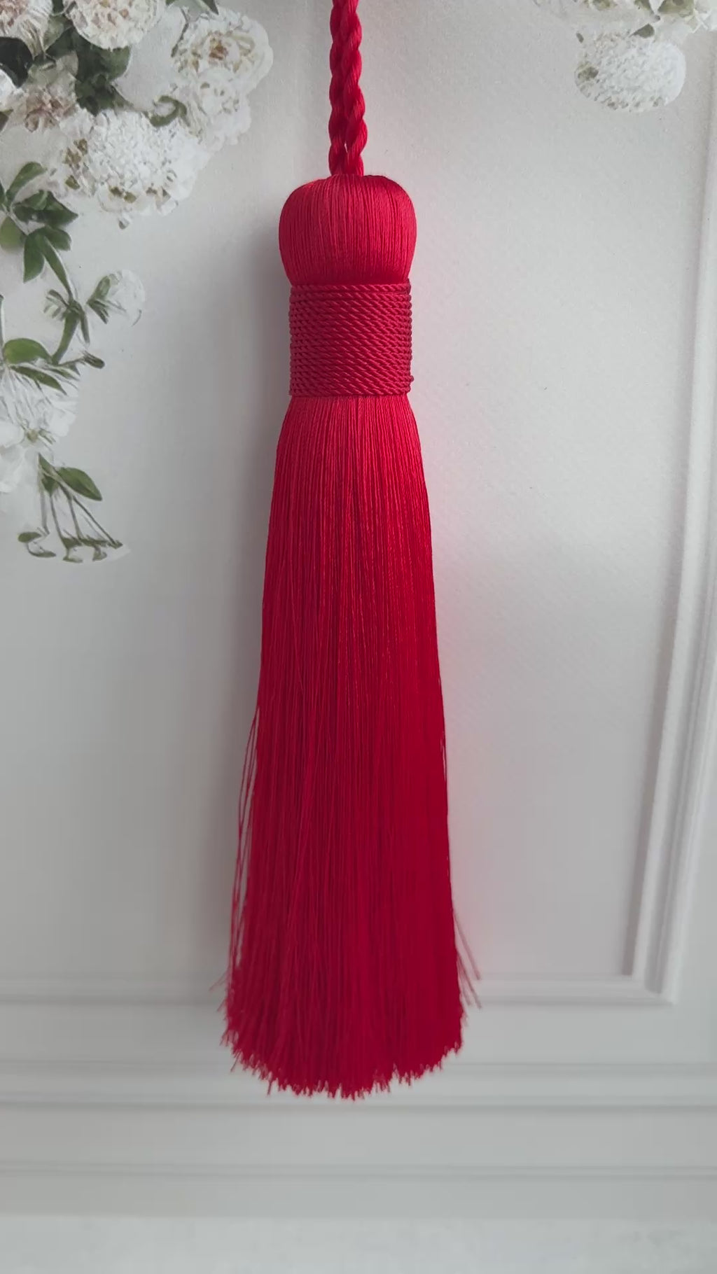 Door decor 7.8 inches (20cm) MEGA thick polyester tassel